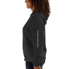 Load image into Gallery viewer, UNISEX ZIP UP HOODIE- #thelopezlegacy (Gray Logo)
