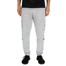 Load image into Gallery viewer, UNISEX JOGGERS Gray- Lopez Studios, Inc. (Blue Logo)