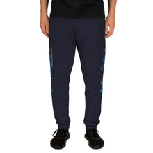 Load image into Gallery viewer, UNISEX JOGGERS BLACK- Lopez Studios, Inc. (Blue Logo)