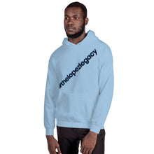 Load image into Gallery viewer, UNISEX HEAVY BLEND HOODIE- #thelopezlegacy (Black & Blue Shadow)