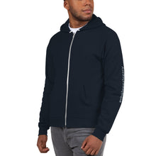 Load image into Gallery viewer, UNISEX ZIP UP HOODIE- #thelopezlegacy (Gray Logo)