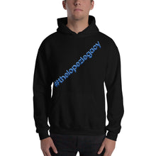 Load image into Gallery viewer, UNISEX HEAVY BLEND HOODIE- #thelopezlegacy (Navy & Light Blue Shadow)