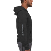 Load image into Gallery viewer, UNISEX ZIP UP HOODIE- #thelopezlegacy (Gray Logo)