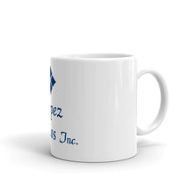 Load image into Gallery viewer, MUG- Lopez Studios, Inc. Vertical (Blue Logo)