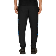 Load image into Gallery viewer, UNISEX JOGGERS BLACK- Lopez Studios, Inc. (Blue Logo)