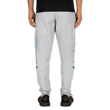 Load image into Gallery viewer, UNISEX JOGGERS Gray- Lopez Studios, Inc. (Blue Logo)
