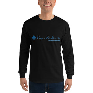 LONG SLEEVE UNISEX SHIRT- Lopez Studios, Inc. (Blue Logo)