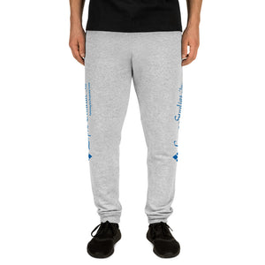 UNISEX JOGGERS Gray- Lopez Studios, Inc. (Blue Logo)