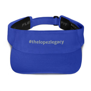 VISOR- #thelopezlegacy (Gray Logo)