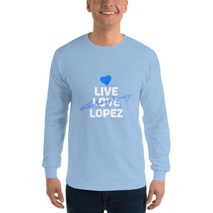 LONG SLEEVE UNISEX SHIRT- #thelopezlegacy  (Distinctive Collection)