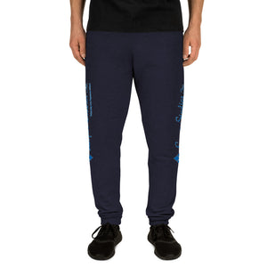 UNISEX JOGGERS BLACK- Lopez Studios, Inc. (Blue Logo)