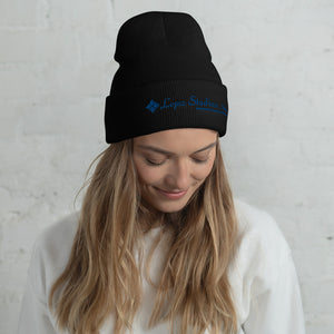 CUFFED BEANIE- Lopez Studios, Inc. (Blue Logo)