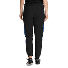 Load image into Gallery viewer, UNISEX JOGGERS- #thelopezlegacy (Navy &amp; Light Blue Shadow)
