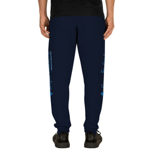 UNISEX JOGGERS BLACK- Lopez Studios, Inc. (Blue Logo)