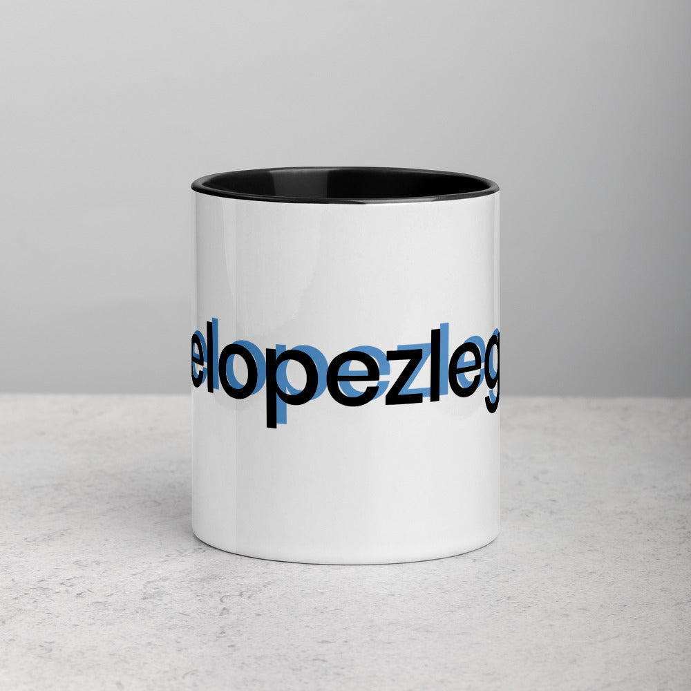 MUG- #thelopezlegacy (black & blue shadow)