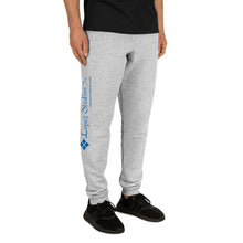 Load image into Gallery viewer, UNISEX JOGGERS Gray- Lopez Studios, Inc. (Blue Logo)
