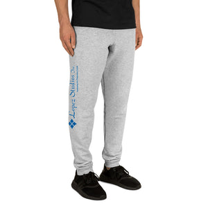 UNISEX JOGGERS Gray- Lopez Studios, Inc. (Blue Logo)