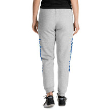 Load image into Gallery viewer, UNISEX JOGGERS- #thelopezlegacy (Navy &amp; Light Blue Shadow)
