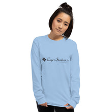 Load image into Gallery viewer, LONG SLEEVE UNISEX SHIRT- Lopez Studios, Inc. (Black Logo)
