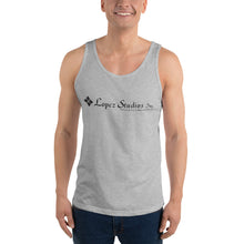 Load image into Gallery viewer, UNISEX TANK TOP- Lopez Studios, Inc. (Black Logo)
