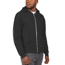 Load image into Gallery viewer, UNISEX ZIP UP HOODIE- #thelopezlegacy (Gray Logo)
