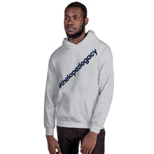 Load image into Gallery viewer, UNISEX HEAVY BLEND HOODIE- #thelopezlegacy (Black &amp; Blue Shadow)
