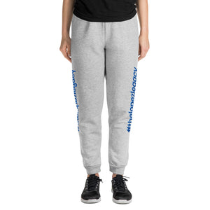 UNISEX JOGGERS- #thelopezlegacy (Navy & Light Blue Shadow)