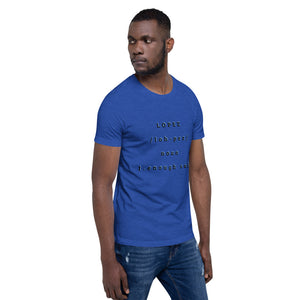 SHORT SLEEVE UNISEX T SHIRT- Lopez Noun (Distinctive Collection)